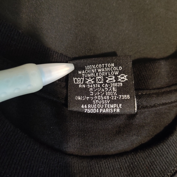 Stussy Diced Black Tee - Picture 4 of 4